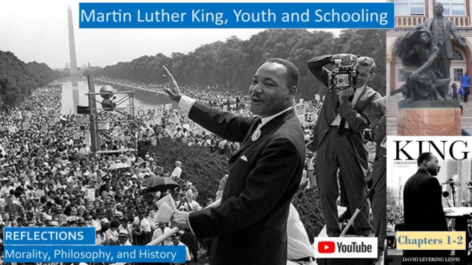 Martin Luther King, Youth and Schooling, Lewis’ Biography