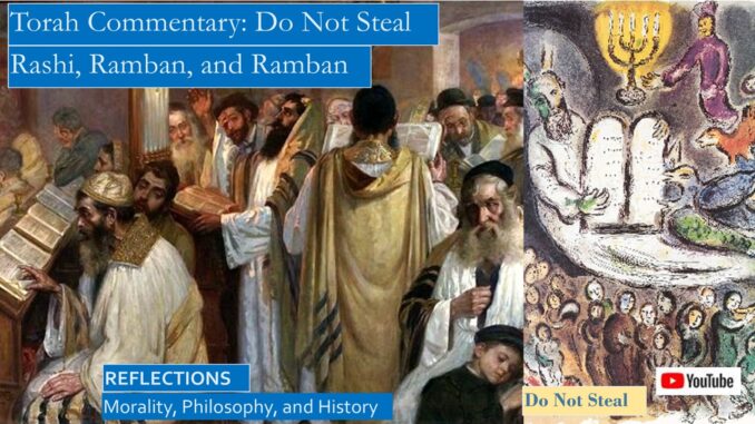 The Decalogue in the Torah and the Book of Legends, Do Not Steal