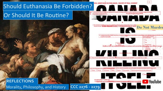 Should Euthanasia Be Forbidden? Or Should It Be Routine?